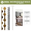 Ekena Millwork 47"H x 1/8"T Gypsum Adjustable Acrylic Decorative Slat