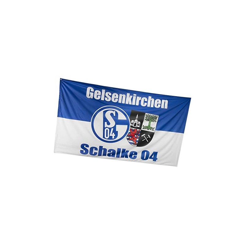 FC Schalke 04 Hoisting Flag Recycled 150 x 250 cm
