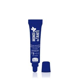Helan, Monoï de Tahiti Lippenbalsam Sonnenschutz 30 Anti-Falten, feuchtigkeitsspendender Lippenbalsam, Hyaluronsäure, Lip Balm Waterproof UV/IR-Filter, Kakaobutter Vitamin E und Sheabutter, 15 ml