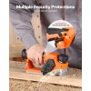 Cordless Handheld Wood Planer 2-1/5 Inch 12V Lithium Battery Adjustable