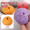 PATIKIL 2 Skeins Wool Yarn, Soft Yarn Mohair Fuzzy Fur