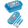 Skater TACC2AG-A Trio Set Doraemon Stickers, Chopsticks Spoon, Fork, Antibacterial,