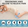 beslovo Side Sleeper Knee Pillow, Memory Foam Leg Pillow, Ergonomic