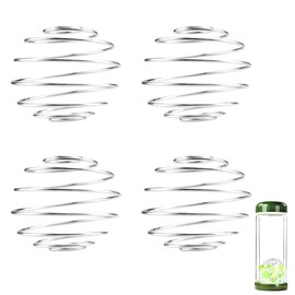 AOEVUIR 4 Pcs Edelstahl Shaker Kugel, Metall Shaker Ball, Stainless Steel Mixing Flaschenmischer Ball Kugel Protein Mixer, Sport Fitness Eiweiß Shaker Bottle Cup Whisk 4.8cm