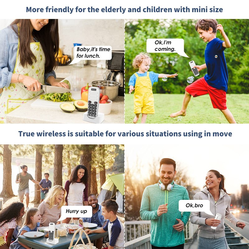 Intercoms Wireless for Home 1 Mile Range 10 Channel, Chtoocy