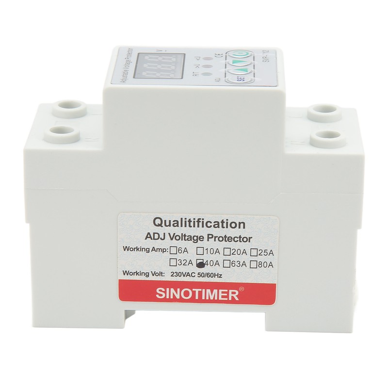 Over Under Voltage Protector Volt Protective Device Adjustable Auto Delay