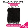 Passion Twist Hair - 8 Packs 22 Inch Passion Twist