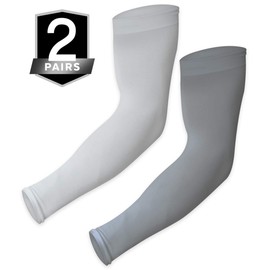 UV Sun Protection Compression Arm Sleeves -Tattoo-Cover Up - Cooling Athletic Sports Sleeve for Football, Golf & Volleyball