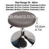 HuaLiSiJi Stool Covers Round 12-16" Round Seat Covers for Bar