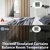 BGment Thermal Insulated 100% Blackout Curtains for Bedroom with Black