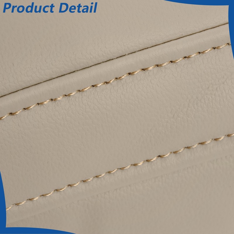 WFLNHB Artificial Leather Front Driver Side Bottom Seat Cover Tan