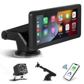 6.86 Inch Portable Car Radio 1080P Touchscreen Wireless Carplay Screen MP5 Car Audio Digital Receiver Waterproof Reversing Camera