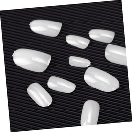 1 Set 600pcs Nail Art Sticker Circle Stickers Transparent Stickers Nail Stickers for Nail Art French Nails Nail Tips Artificial Nails Nail Decals Manicure Stickers Fake Nails Baluue