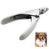 Accessotech Grey Pet Nail Clippers Cutter for Dogs Cats Birds