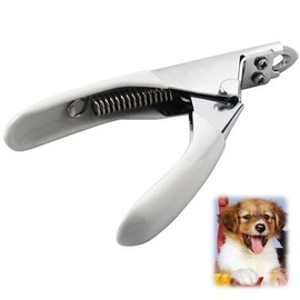 Accessotech Grey Pet Nail Clippers Cutter for Dogs Cats Birds Guinea Pig Animal Claws Scissor Cut