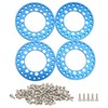 4Pcs 1.9in Wheel Outer Rings Rims Increase Stability CNC Machining