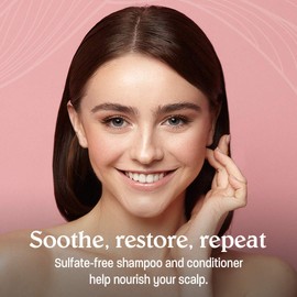 Malibu C Scalp Wellness Hair Shampoo & Conditioner Duo (33.8 oz) - Nourishing Dry Scalp Hair Care Set - Moisturizing Shampoo & Conditioner for Scalp Rejuvenation