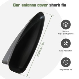 Xspeedonline for 11th Gen Civic Shark Fin Car Cover Exterior Decoration Fit for Honda Civic 2022-2025 Accessories Antenna Topper for Deco Easy Installation