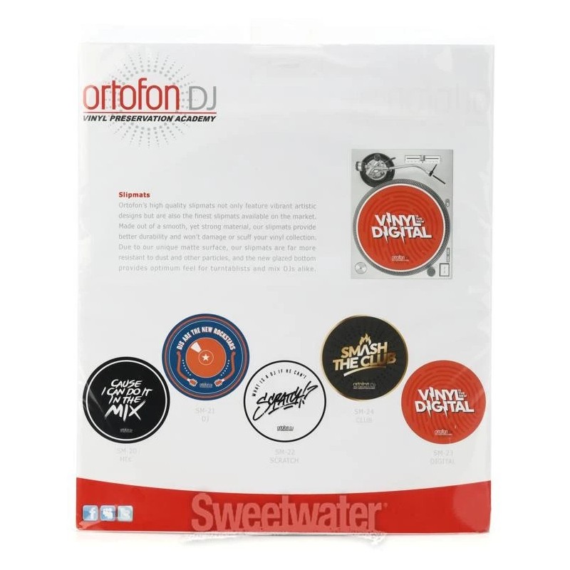 Ortofon SM-25 VNL Slipmats Pair 12-inch Butter Rug
