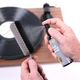 MusicNomad Next Level Vinyl Record Cleaning & Care Kit - 6 'n 1 Includes Large 120ml Cleaner Solution, Clean/Dry/Dust Brush, Stylus Cleaner Brush, Premium Pad Cleaner & Storage Box (MN890)