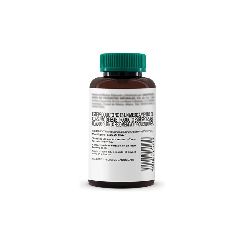 Suplemento Alga Spirulina (90 Caps) - Pronat