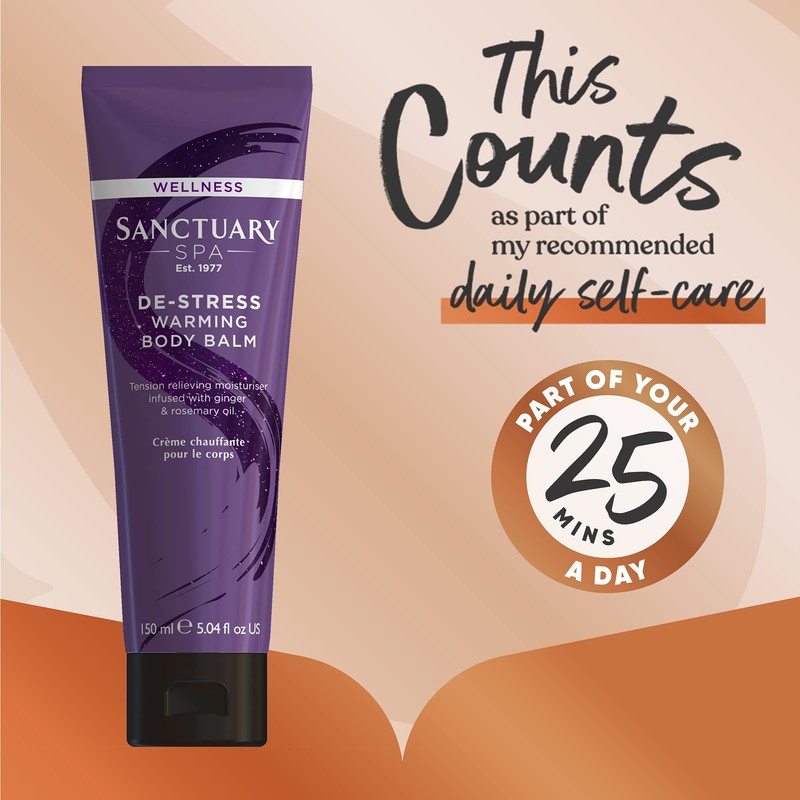 Sanctuary Spa Warming Body Balm, Deep Heat Sensation Muscle Rub,