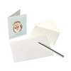 Papyrus Blank Cards with Envelopes, Hedgehog with Flower (14-Count)