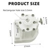 2PCS Roman Blind Control Mechanism Uits with Covers, Roller Blind