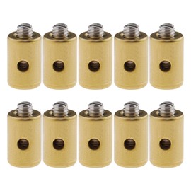 ECSiNG Pack of 10 Brake Cable Nipple Screws Replacement Motorcycle Solderless Throttle Cable Nipple Accessories for Car Motorcycle Bicycle Metal