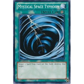 YU-GI-OH! - Mystical Space Typhoon (PGLD-EN079) - Premium Gold - Unlimited Edition - Gold Rare
