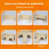Large Guinea Pig Hideout, Upgraded Wooden Guinea Pig Castle with