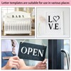 27 Pcs Letter Stencils 6 Inch Plastic Stencils Letters Easy