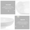 DOITOOL Elderly Bowls, Adaptive Bowl, Scoop Plate with Suction Base,