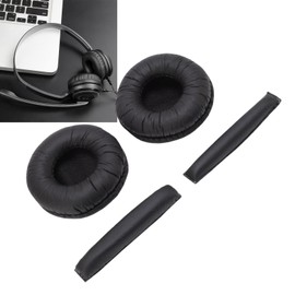 Pomya 4Pcs Ear Pads Cushions Replacement for PX200 PX100, Memory Foam Headphones Headband Cushion Pads for PX90 PC130 PC131 (Black)
