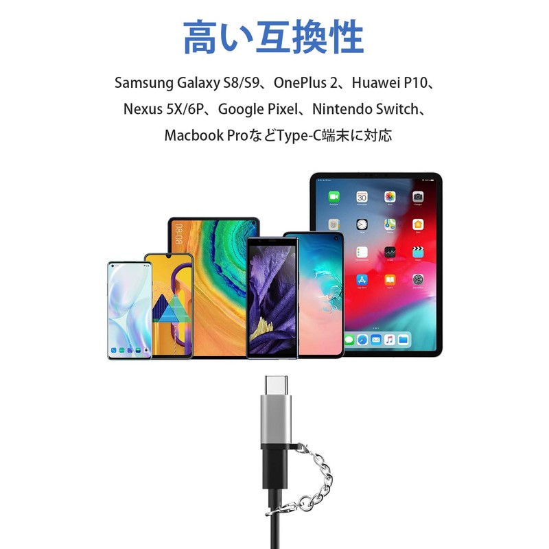 USB Type C Converter Adapter, Micro USB to Type C