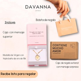 Collar Virgen de Guadalupe para Mujer, Baño de Oro de 18k con Perla Real – Regalo para Mamá, Esposa, Novia, Hermana o Hija – Ideal para Día de las Madres, Cumpleaños o Navidad – Incluye Caja de Regalo Premium, Listo para Regalar