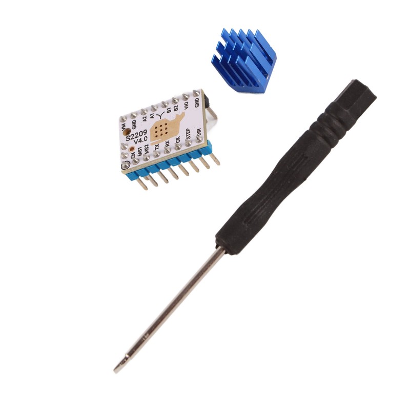 Motor Driver Compatible TMC2209 Ultra‑Quiet Stepper Drive with Heatsink for
