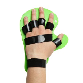 PSNOOK Resting Hand Splint with Finger Support,Brace for Stroke RecoveryFinger Straightener Extender, Hand Therapy Equipment (Fits Right or Left)