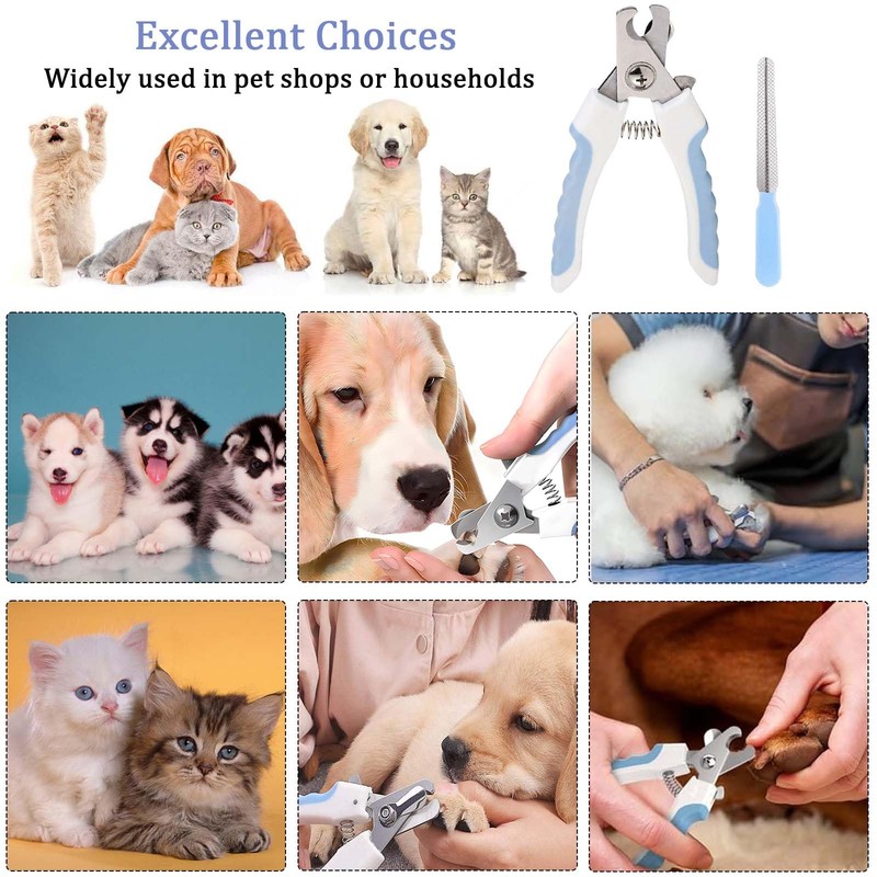 KISUOMAOYI Dog & Cat Pets Nail Clippers and Trimmers,Professional Pet