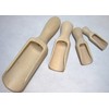 efo Versatile Wooden Scoops Set 4pcs - Multipurpose Wooden Spoons
