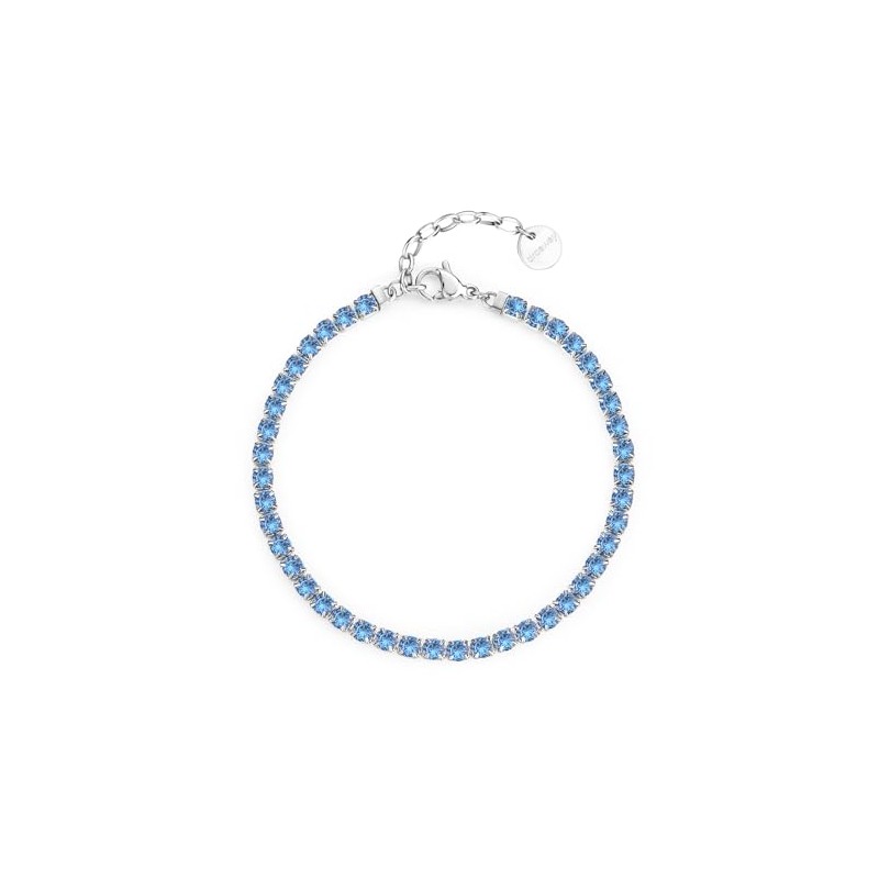 Brosway Desideri BEI089 Women's Stainless Steel Bracelet, Stainless Steel, Cubic