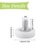 UFURMATE 10Pcs Drawer Rollers POM Plastic Cabinet Drawer Slides Wheels