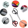 ZXUY Craft Scissors Sharp Blades Fabric Scissors Rubber Soft Grip