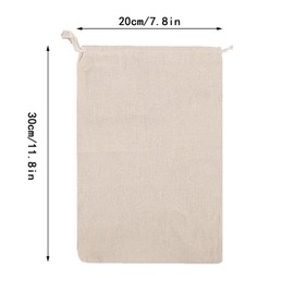 Pack of 10 Jute Bags, Fabric Bags for Painting, Small Bags for Filling, Linen Bag, Fabric Bag, Gift Bag Can Be Used for Weddings, Birthdays, Gifts, Christmas