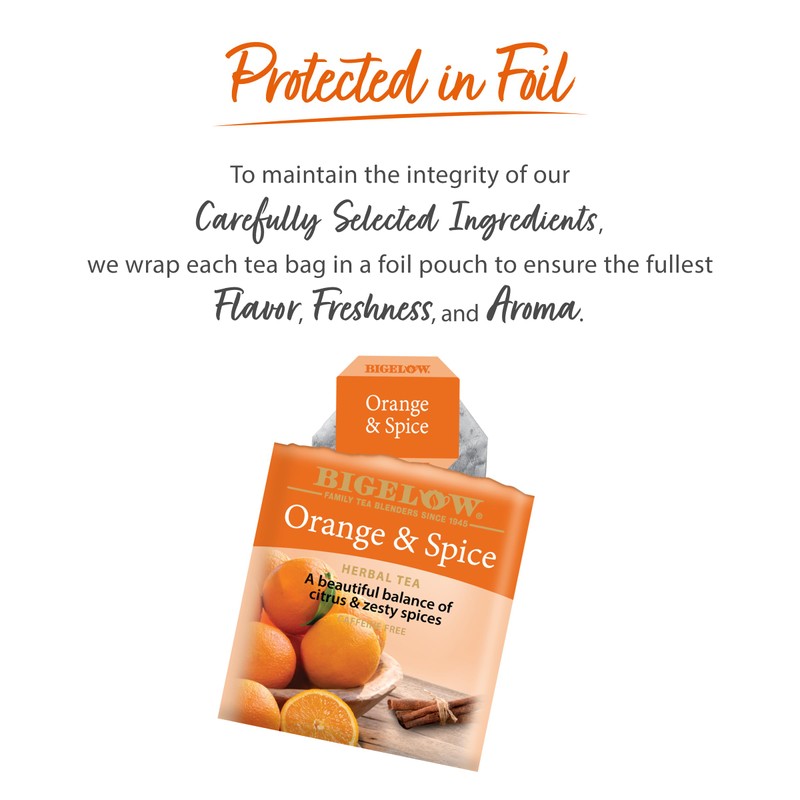 Bigelow Tea Caffeine Free 6 Flavor Herbal Tea Variety Pack,