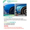 PWOBVZ Blue LED Side Marker Lights for Dodge Challenger 2015-2023,