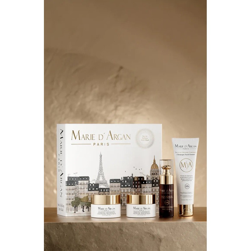 Marie d'Argan Kit Facial Antiedad Día Noche 4 Productos Sin