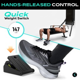 Crostice Foot Pedal Activator Compatible with Tonal Bar Control Module, Accessories for Smart Bar Controller, Foot Pedal Adapter, Tap Attachment (Control Module Not Included, Not for Guitar)