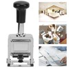 Number Stamp Zinc Alloy Shell Automatic Jump Number Self Inking