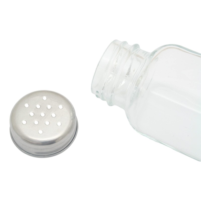 Celtic Cross Salt and Pepper Glass Shakers Screw Top Cutlery